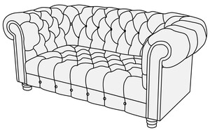Диван 2-х местный Альфа Честертон