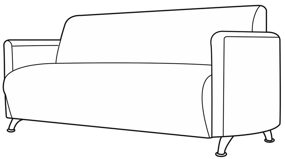 Диван 3-х местный Брикс