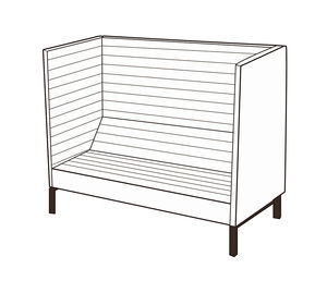 Диван 2-х местный Гиперион