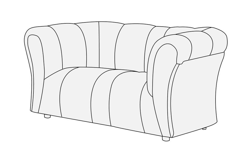 Диван 2-х местный Юпитер