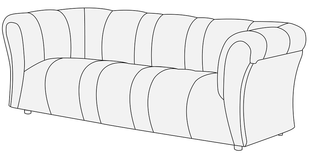 Диван 3-х местный Юпитер