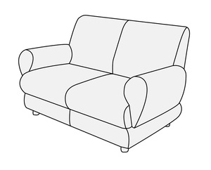 Диван 2-х местный Матрикс