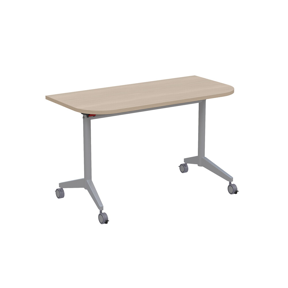 Складной радиусный стол-трансформер с фиксаторами