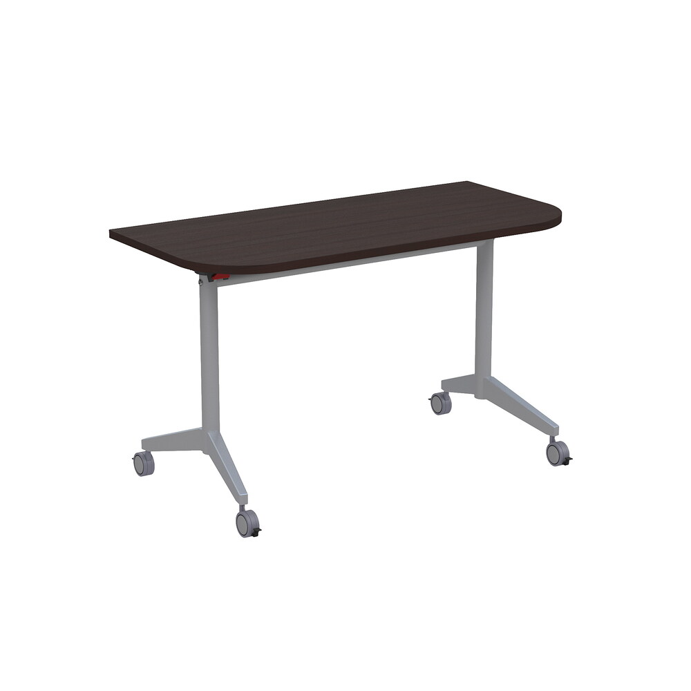 Складной радиусный стол-трансформер с фиксаторами