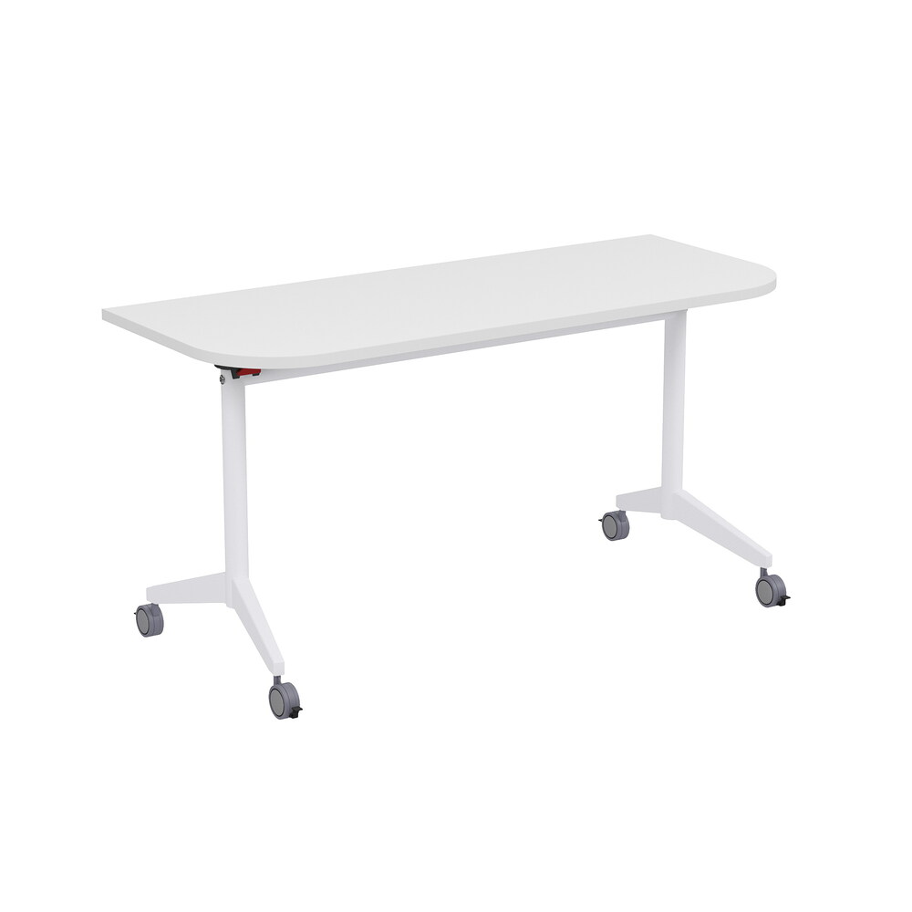 Складной радиусный стол-трансформер с фиксаторами