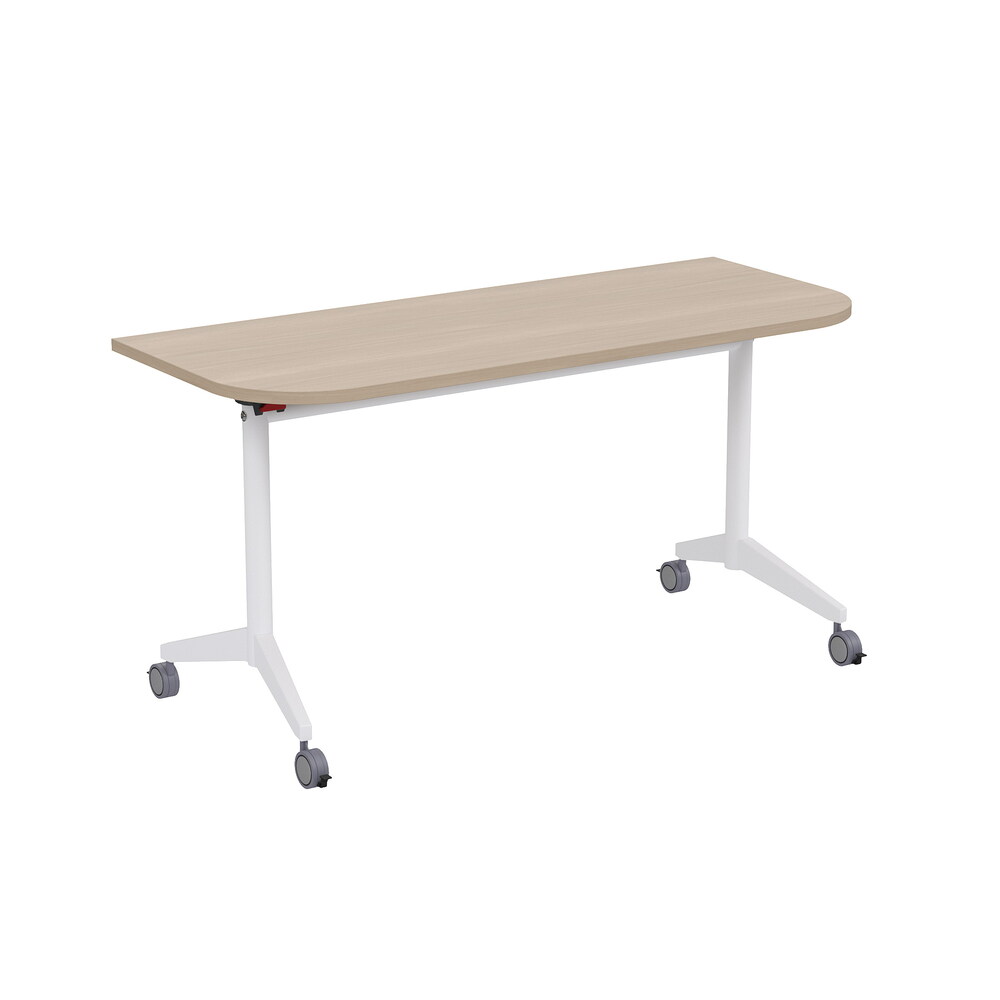 Складной радиусный стол-трансформер с фиксаторами