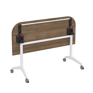 Складной радиусный стол-трансформер с фиксаторами