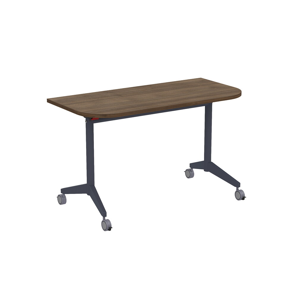 Складной радиусный стол-трансформер Simple с фиксаторами