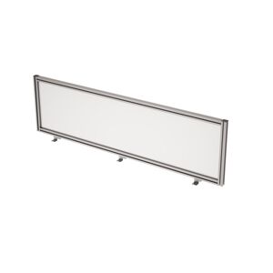 Барьер из стекла в алюминиевом профиле, фронтальный