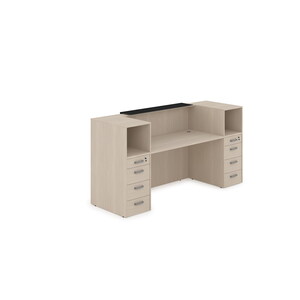 Комплект Ресепшн с фартуком HPL (без подсветки)