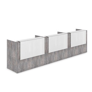 Комплект Ресепшн с фартуком HPL (с подсветкой)