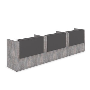 Комплект Ресепшн с фартуком HPL (с подсветкой)