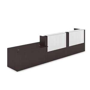 Комплект Ресепшн с фартуком HPL (с подсветкой)