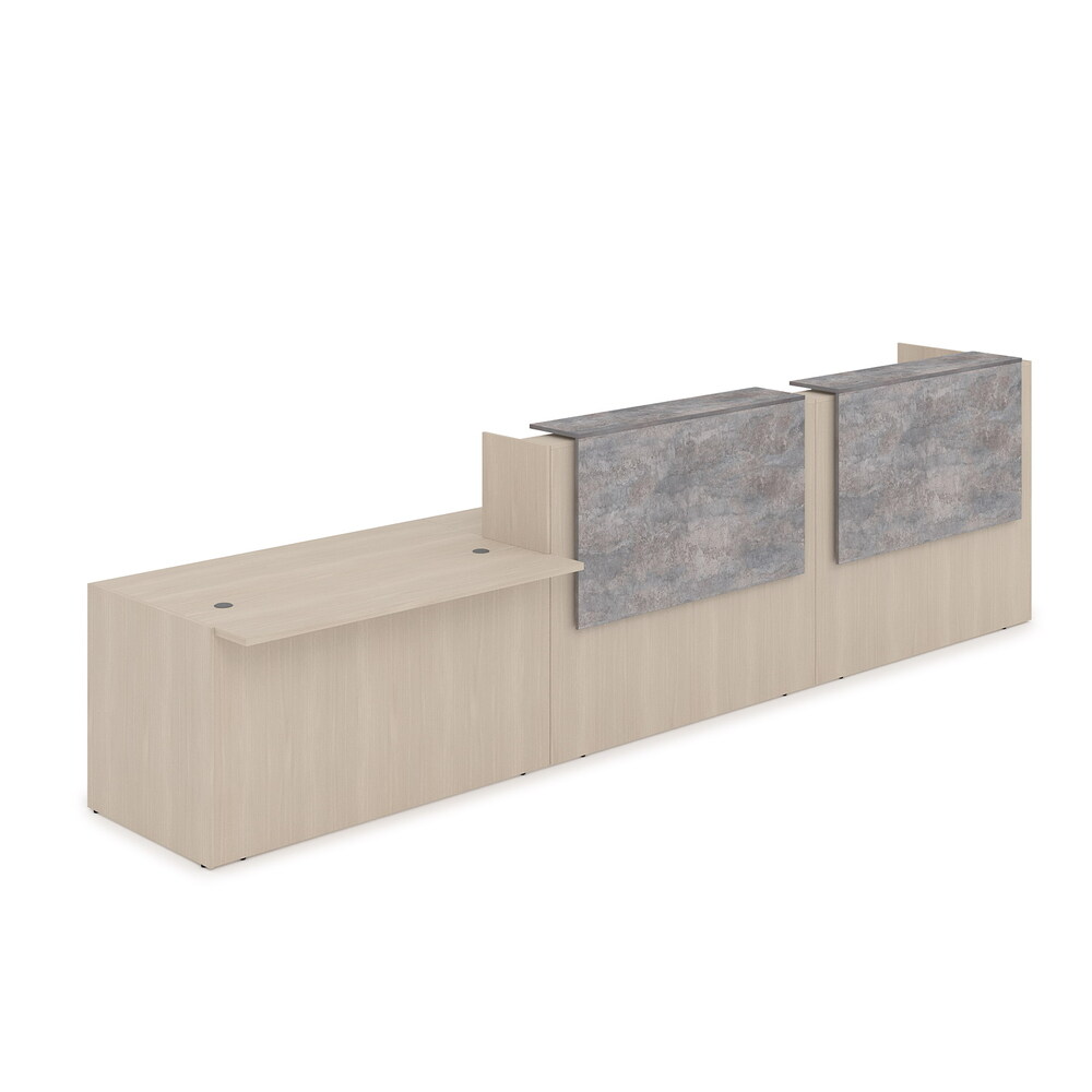 Комплект Ресепшн с фартуком ЛДСП (без подсветки)