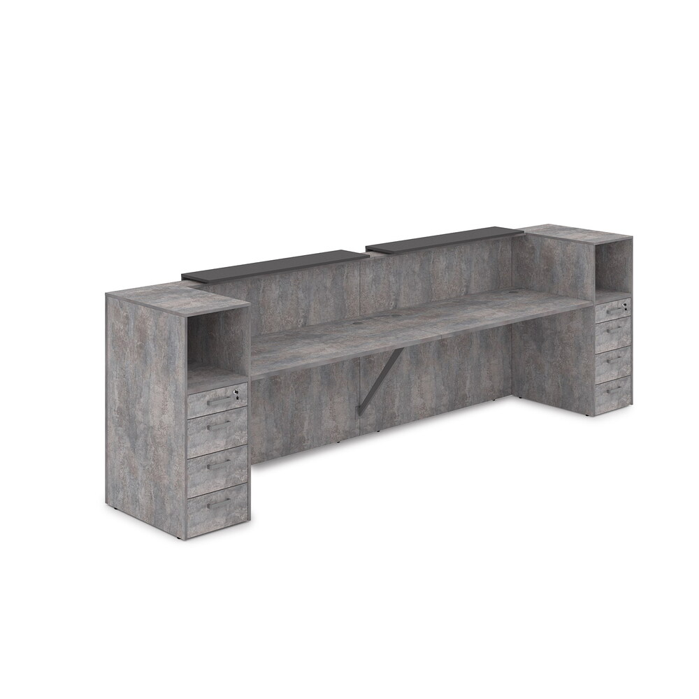 Комплект Ресепшн с фартуком ЛДСП (без подсветки)