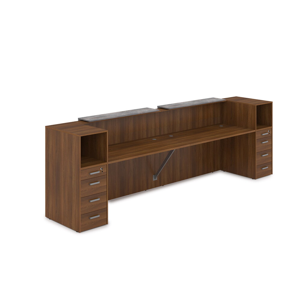 Комплект Ресепшн с фартуком ЛДСП (без подсветки)