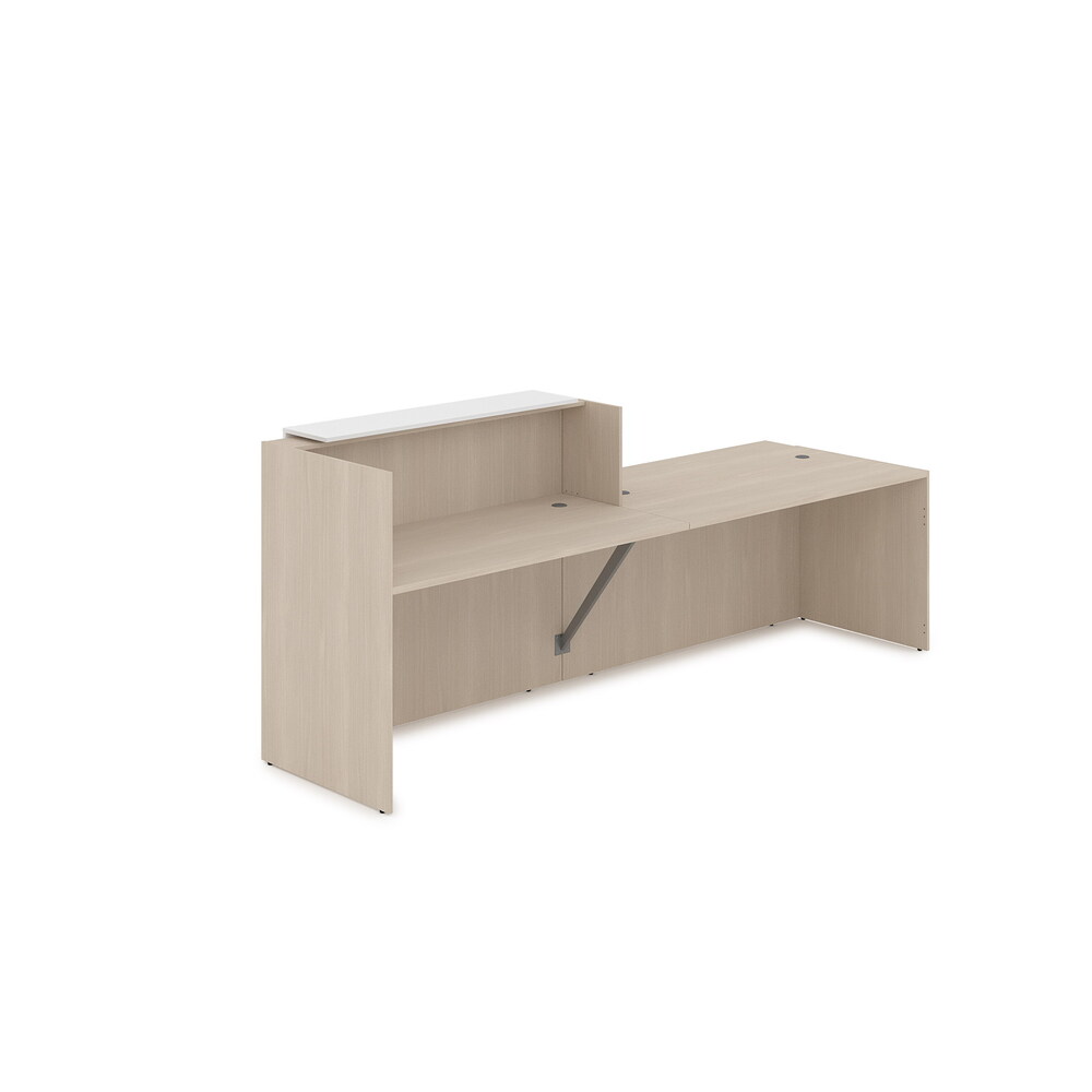 Комплект Ресепшн с фартуком ЛДСП (с подсветкой)