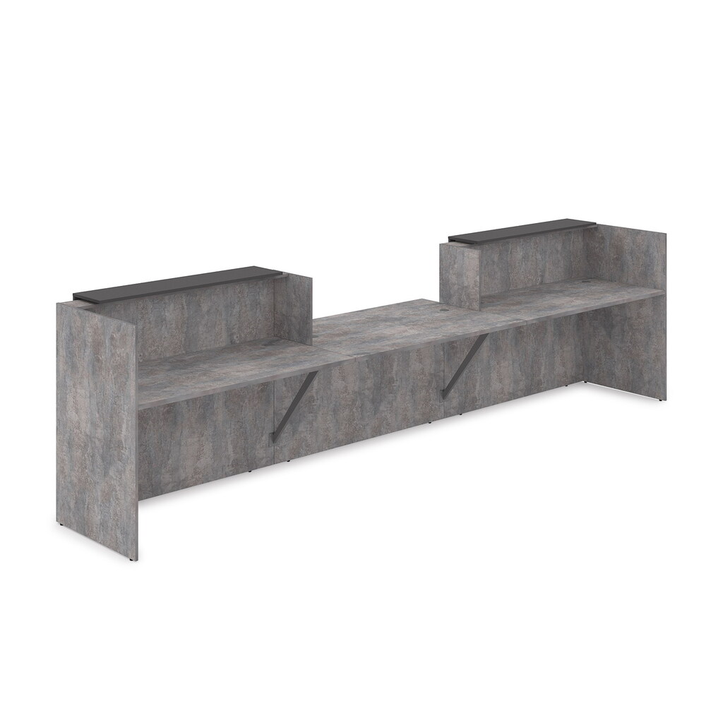 Комплект Ресепшн с фартуком ЛДСП (с подсветкой)