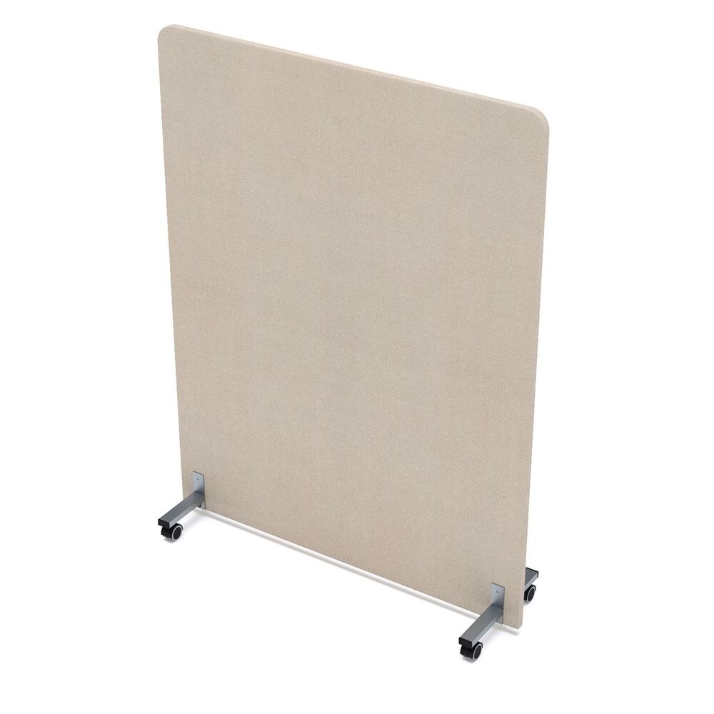 Акустическая мобильная перегородка на колесных опорах