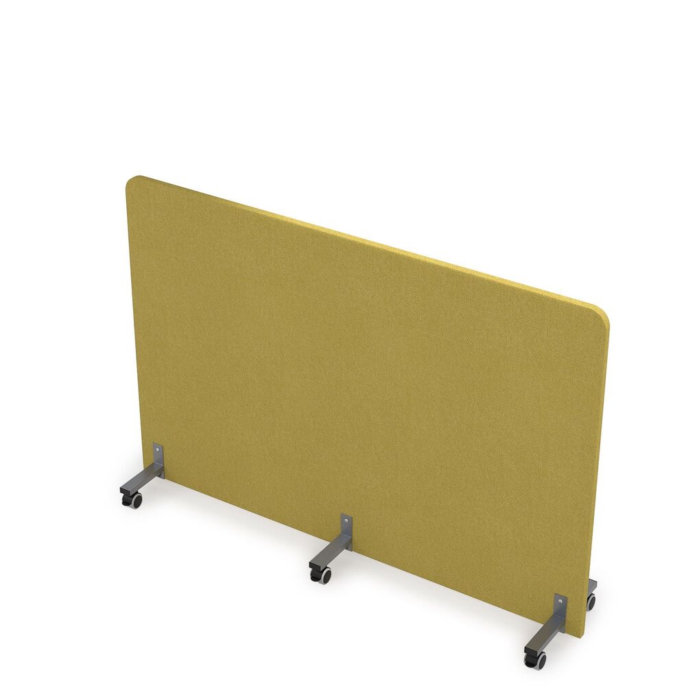 Акустическая мобильная перегородка на колесных опорах