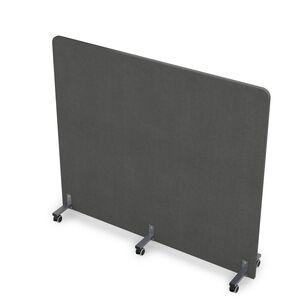 Акустическая мобильная перегородка на колесных опорах