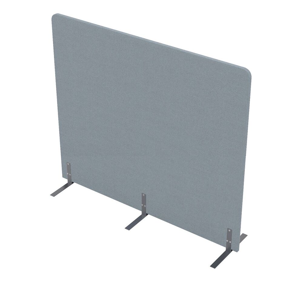 Акустическая мобильная перегородка на стационарных опорах