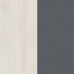 Дуб шамони светлый/графит матовый