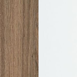 Дуб шамони темный/белый