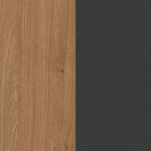Дуб Кендал/Черный матовый
