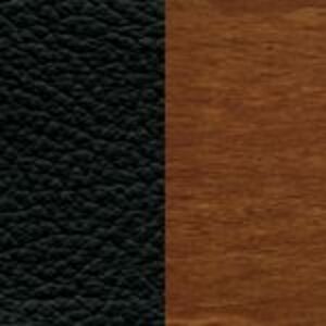 Черный NL01/дерево - темный орех