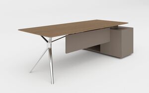 Cтол письменный с боковой тумбой (левый)