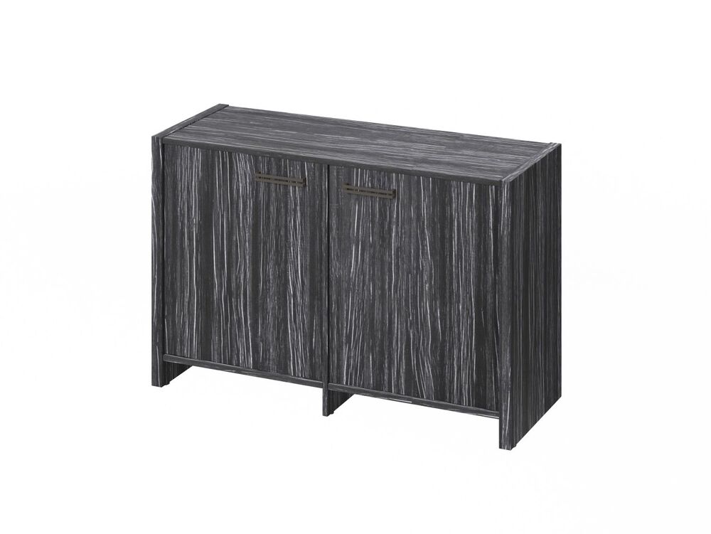 Тумба двухсекционная (Фурнитура черная)