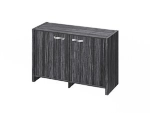 Тумба двухсекционная (Фурнитура INOX)