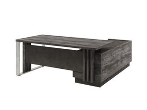 Стол руководителя с опорной тумбой (правый)