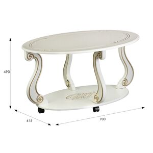 Стол журнальный на колесах