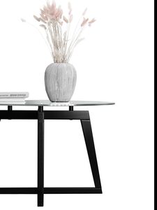 Стол журнальный стекло прозрачное (круг)