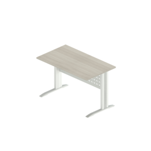 Стол прямой на металлокаркасе