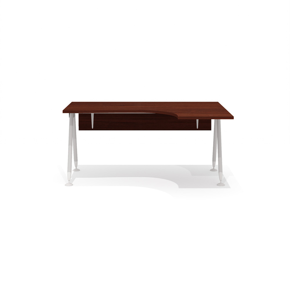 Эргономичный стол на металлокаркасе правый