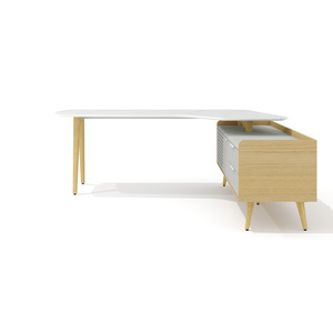 Стол рабочий интегральный с опорной тумбой