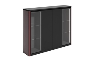 Двойной шкаф с подсветкой