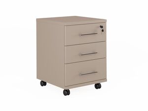 Тумба с 3 ящиками на колёсах