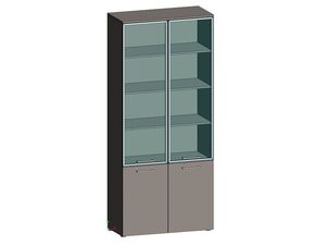 Шкаф высокий комбинированный
