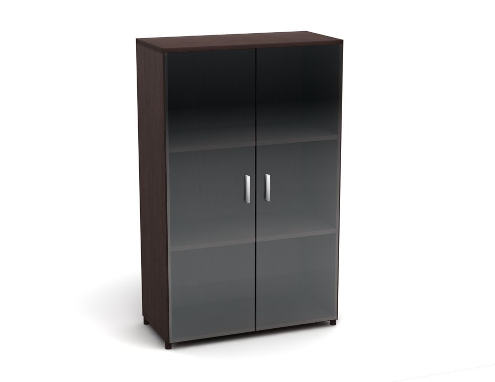 Шкаф низкий со стеклом