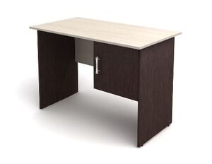 Стол 1-тумбовый с дверкой (тумба с права)