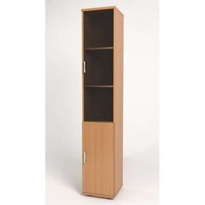 Шкаф узкий со стеклом