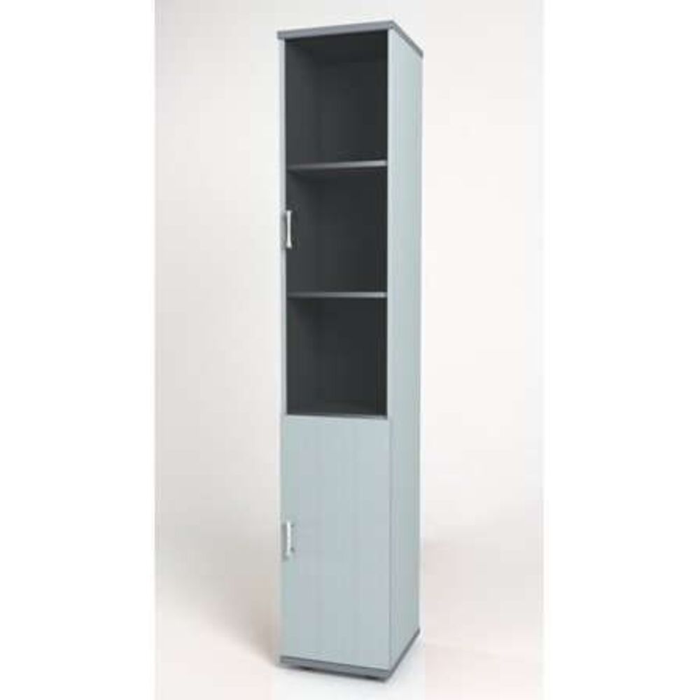 Шкаф узкий со стеклом