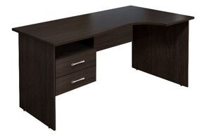 Стол криволинейный с тумбой (правый)