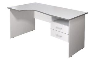 Стол криволинейный с тумбой (левый)