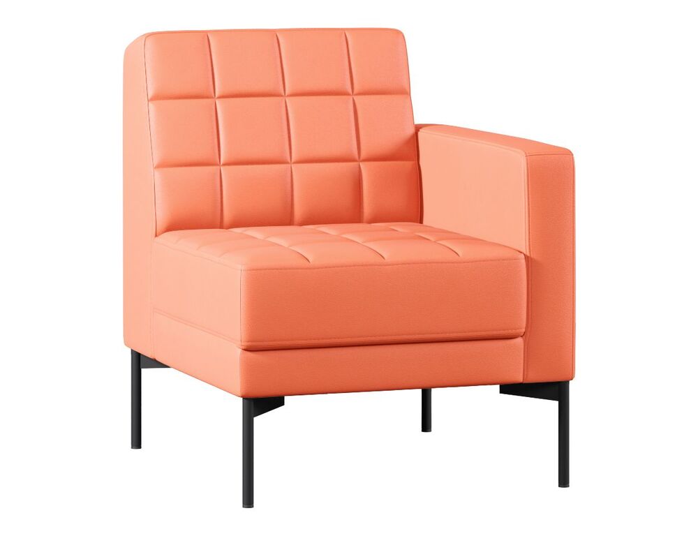 Секция с подлокотником одноместный левый