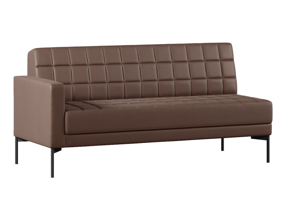 Секция с подлокотником трехместный правый